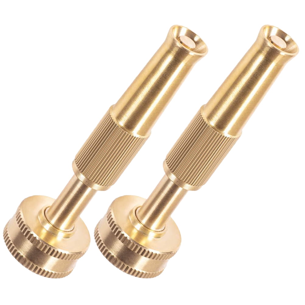 2 Pcs Airbrush Car Washing Nozzle Watering Deshedding Copper Misting