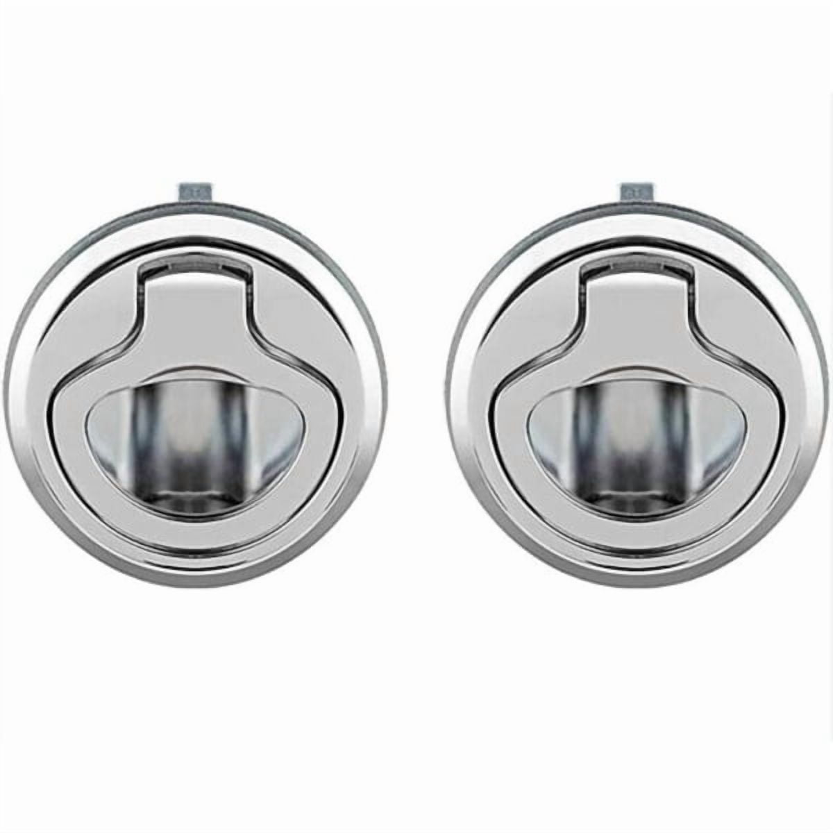 2 Pcs Alloy RV Cabinet Door Locks, Drawer Safety Latches for Travel Trailer Interior Storage