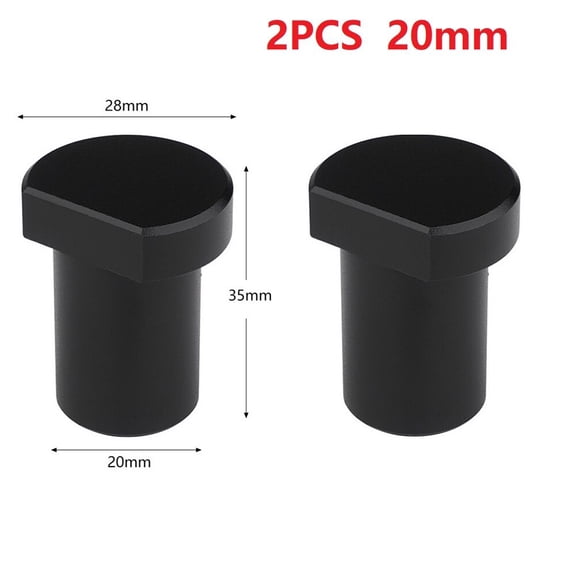 2 Pcs Aluminum Alloy Table Limit Block 19/20mm Workbench Peg Brake Stops Clamp For Trimming Woodworking Tools Accessories