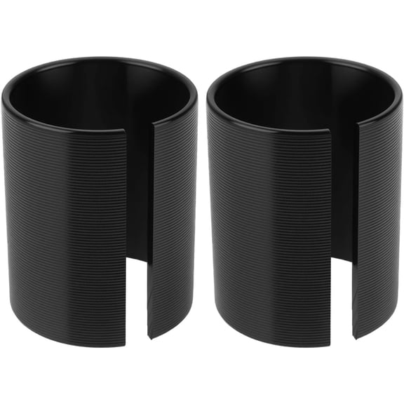 2 Pcs Aluminum Alloy Threadless Stem Shim Adapter 1-1/8" to 1" 28.6mm to 25.4mm Front Fork Steerer Tube Reducer for Bicycle Upgrades