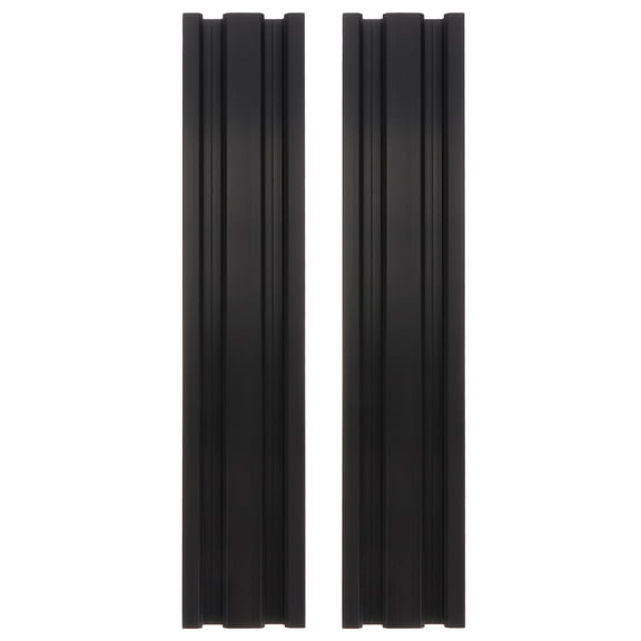 RENACLIPY 2-Pack Anodized Black Aluminum Extrusion Profiles for Linear Printer Parts, Accessories and 3D Printer Upgrades