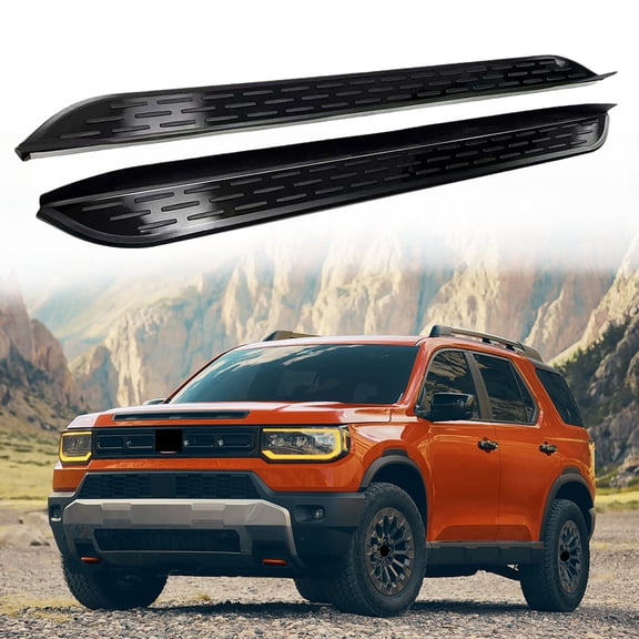 2 Pcs Aluminum NonSlip Fixed Running Boards Side Step Pedal Bar Protector Compatible with All New Honda Passport TrailSport 2026 2027