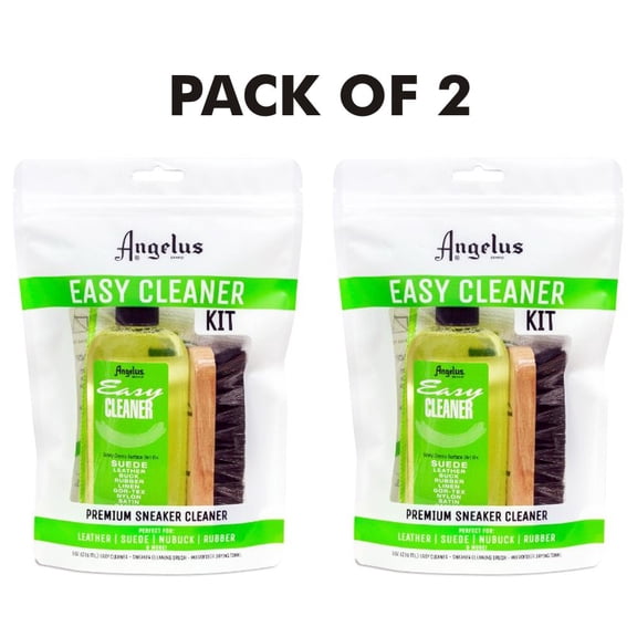 2 Pcs. Angelus Easy Cleaner Suede Cleaning Kit Shoe Cleaning Kit 8 Oz.