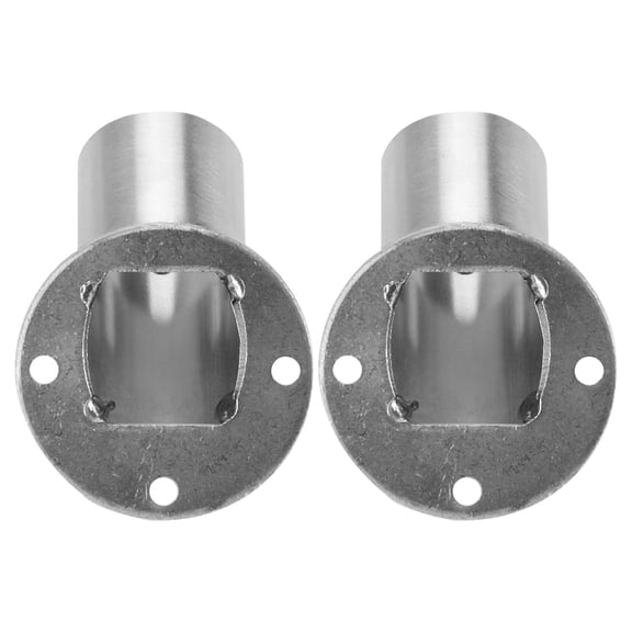 2 Pcs Angled Clothes Rail Shower Curtain Rod Closet Rod Holders Closet Rod Support Closet Pipe Flange Shower Rod Holder