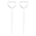 thumbnail image 1 of 2 Pcs Anti Wrinkle Straw, Reusable Shatter Resistant Borosilicate Glass Straws for Adults, Heat Resistant, Dishwasher Safe, 1 of 9
