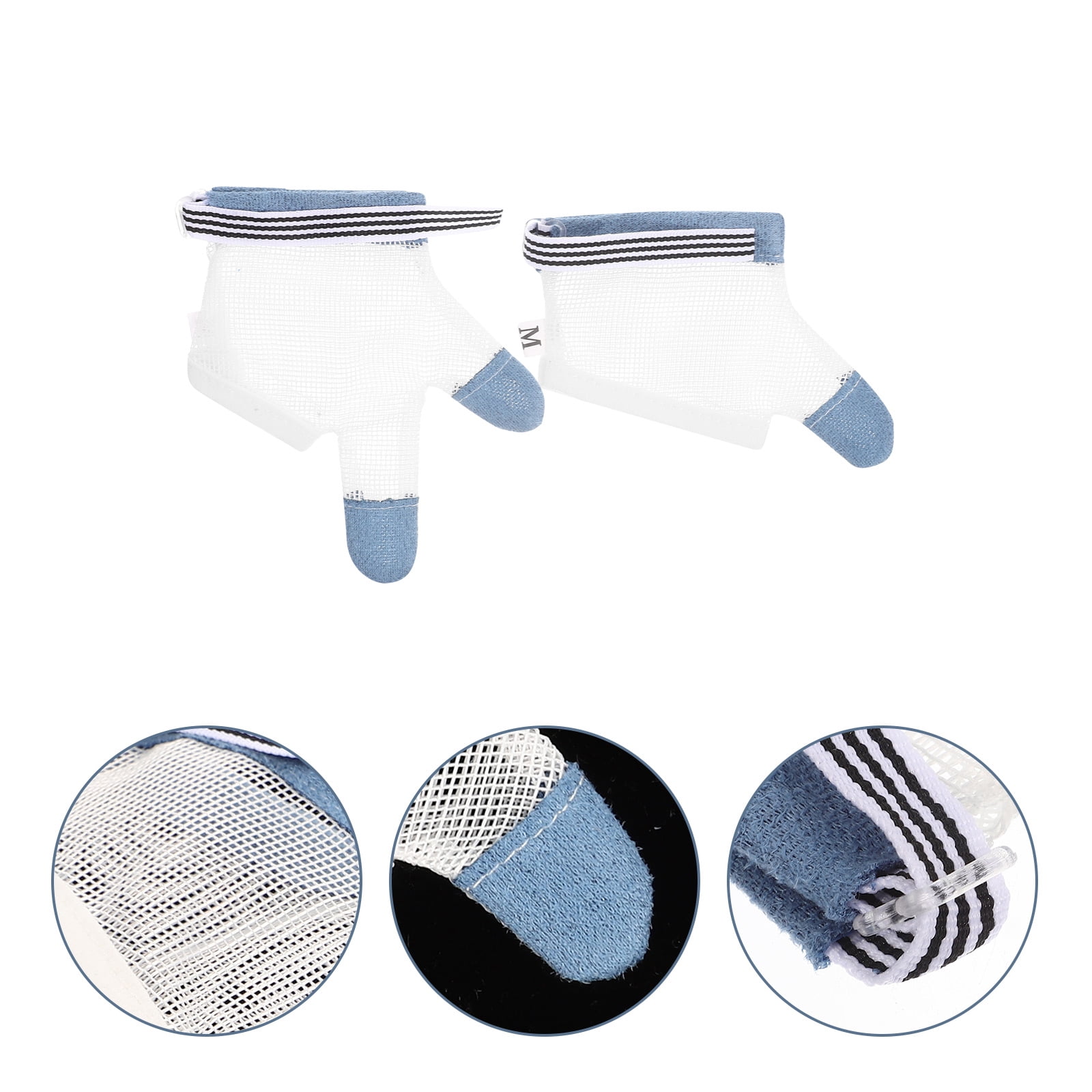 2 Pcs Antieating Hand Stopper Safety Mask Protection Baby Teething