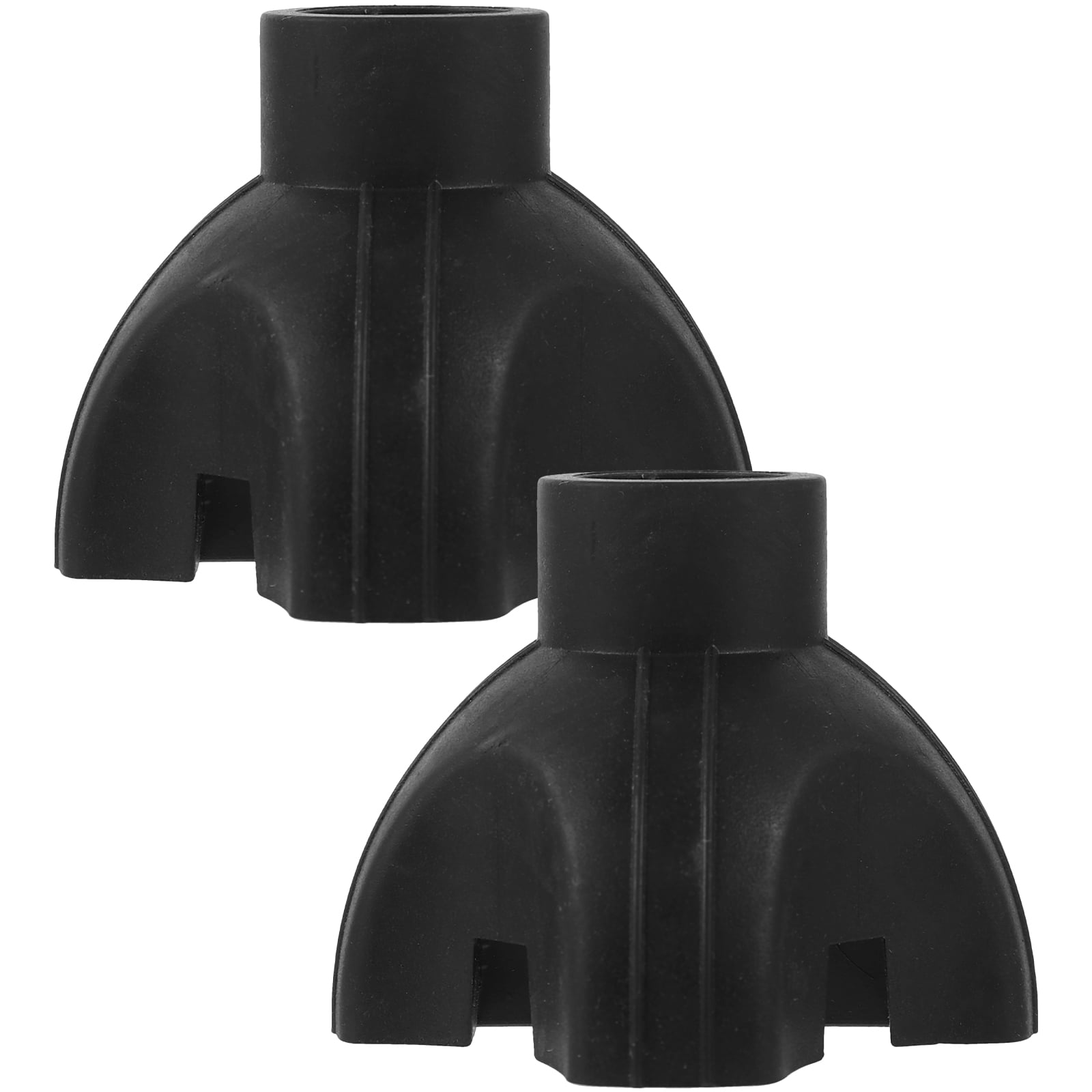 2 Pcs Anti-slip Crutch Pads Crutch Accessories Foot Pad Pole Tip Cover Cane Tips Cane Accessories Elder