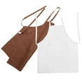 thumbnail image 1 of WHAMVOX Polyester Apron Assorted Color For Chefs Barbecue 2Pcs 27.51X23.97In, 1 of 5
