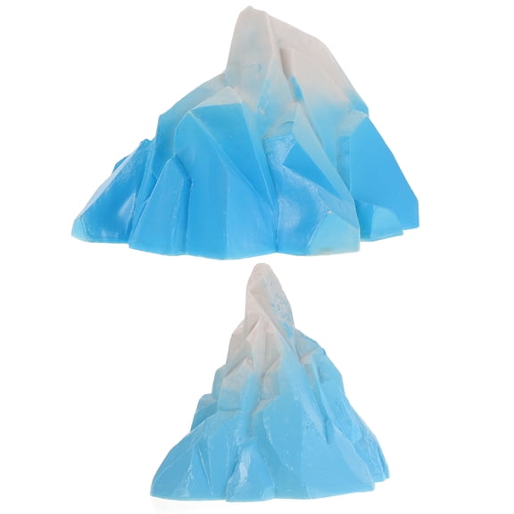 2 Pcs Aquarium Decoration Iceberg Micro Landscape Ornaments