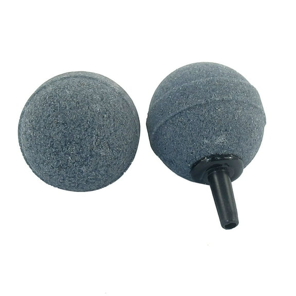 2 Pcs Aquarium Fish Tank 1.2" Ball Shape Bubble Stone Airstones