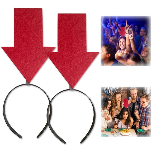 2 Pcs Arrow Headband, Suitable For Party, Festival, Parade, Concert, Support Group(RL)