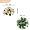 2 Pcs Artificial Flower Ball Arrangement Bouquet,Wedding Flower Balls