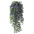 thumbnail image 1 of 2 Pcs Artificial Hanging Plants Outdoor, 30 Inch UV Resistant Fake Vines with Flowers, Plastic Greenery for Porch, Patio, Garden Decor, Indoor Hanging Basket Filler, 1 of 9