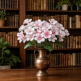 thumbnail image 1 of 2 Pcs Artificial Hydrangea Flower 11x7 Inch, Faux Impatiens Bloom for Vase Arrangement, Realistic Wedding Table Centerpiece for Home Bedroom Shelf, 1 of 6