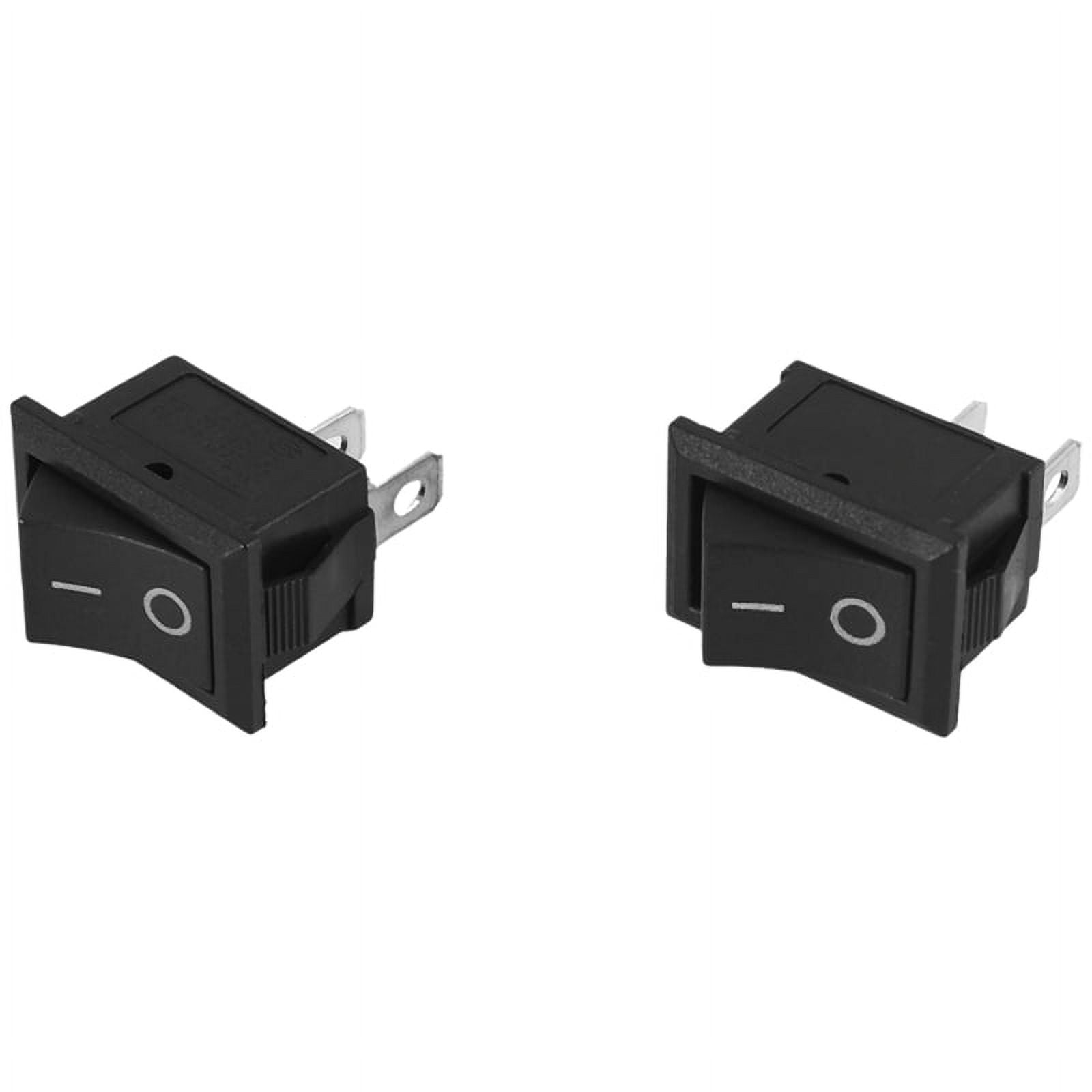 2 Pcs Auto Car AC 6A/250V 10A/125V Pin Position ON/OFF Rocker Switch ...