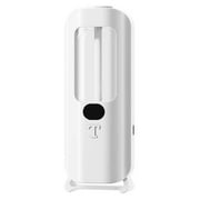 2 Pcs Automatic Air Freshener Dispenser - Programmable Timer (1-60min), LCD Display, ABS Plastic, USB Powered for Bathroom Hotel Office Home, 45ml Aerosol Spray, White