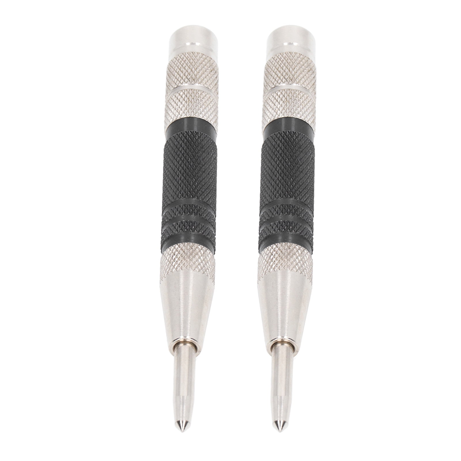 2 Pcs Automatic Center Punch 6 Inch Spring Loaded Center Punch High Speed Steel Center Hole