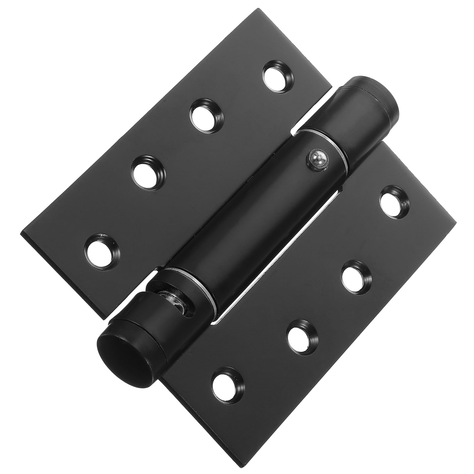 2 Pcs Automatic Door Closer Hinge Hinges Heavy Duty Self Closing Spring Loaded Garage Springs