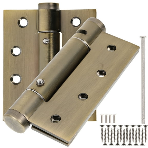 2 Pcs Automatic Door Closer Professional Hinge Spring Commercial Hinges Screen Heavy Duty Aluminum Alloy