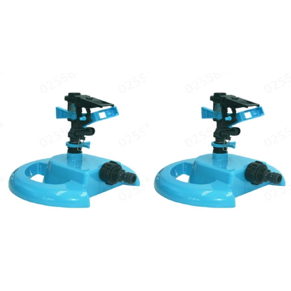 2 Pcs Automatic Rotating Nozzle Sprinkler for Lawn, Motion Activated Sprinkler System, Garden Irrigation Tool for Yard Watering Pet Deterrent, Irrigation and Sprinklers
