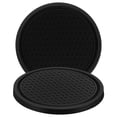 thumbnail image 1 of 2 Pcs Automotive Coasters Round Car Tumbler Pad Silicone Cup Water, 1 of 6