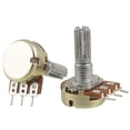 thumbnail image 1 of 2 Pcs B5K 5K ohm 3 Pin Single Linear Taper Potentiometers, 1 of 2