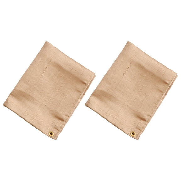 2 Pcs BBQ Fireproof Cloth Welding Cotton Insulation Insulated Blankets Khaki