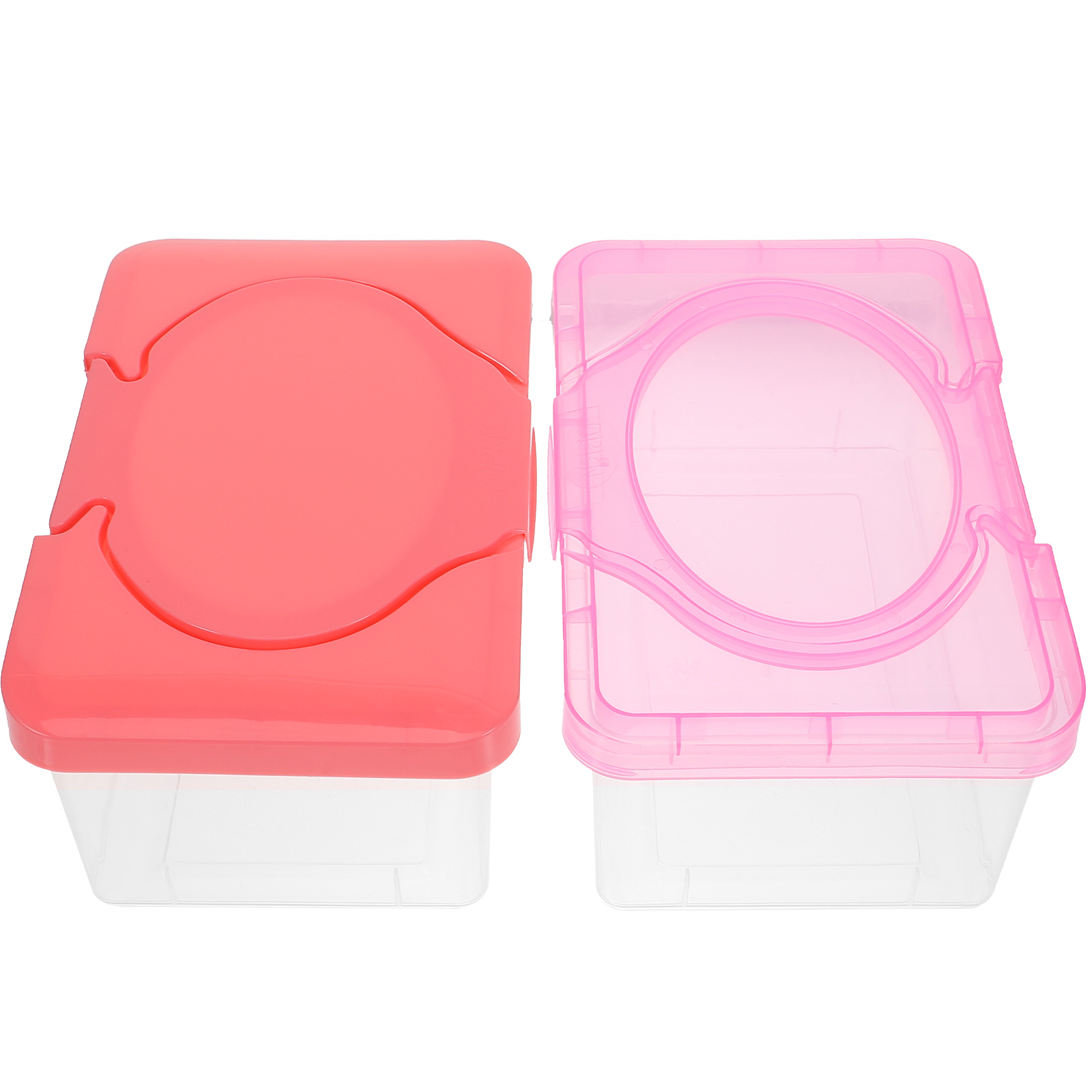 2 Pcs Baby Wipes Box Container Containers Refillable Holder for