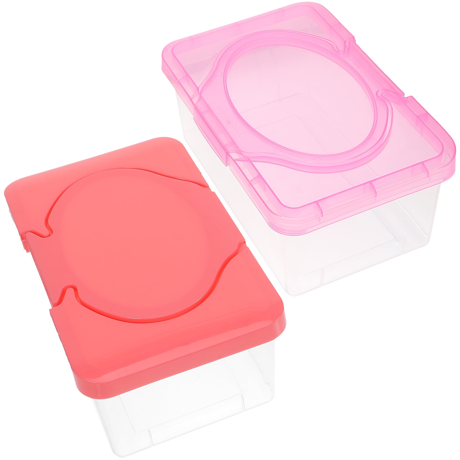 2 Pcs Baby Wipes Box Diapers Holder Container Holders Dispenser for