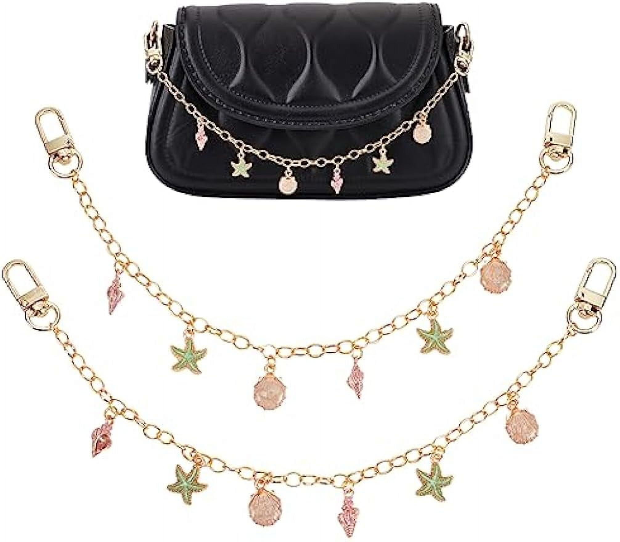 2 Pcs Bag Charm Handbag Chains Decoration 32cm Enamel Bag Chain Handles Ocean Themed Pendant for Women s Wallet Purse Handbag Crossbody Bag Decoration Walmart