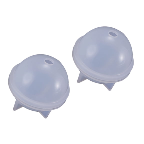 2 Pcs Baking Silicone Mold Pcs Molds Epoxy Sphere Mold Round Mold Cake Molds Candy Molds