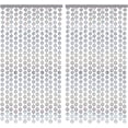 thumbnail image 1 of 2 Pcs Ball Foil Curtain, Boriyuan 3.28 x 6.56 ft Party Fringe Curtain, Glitter Curtain Ball Foil Fringe Backdrop Curtains for Birthday Wedding Parties, Prom and New Years Decorations (Silver), 1 of 8