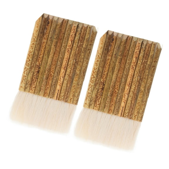 OFFIGAM Hake Brushes Soft Hair Brush Bamboo Multi 2Pcs Back to School