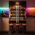 thumbnail image 1 of 2 Pcs Bar Refrigerator Wraps Self-Adhesive Refrigerator Wrap Set Removable Fridge Sticker Fridges Panel Cover Sticker for Kitchen, 1 of 9