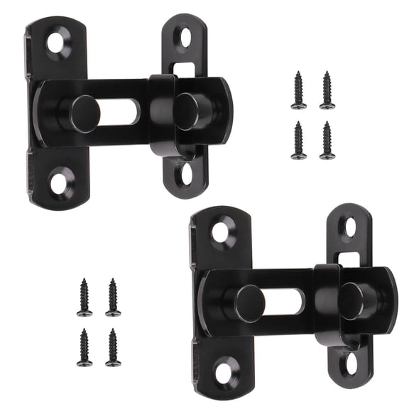 2 Pcs Barn Door Lock Sliding Door for Interior Privacy Lock for Pocket Doors Garage and Shed Wood Gate Door Hardwa