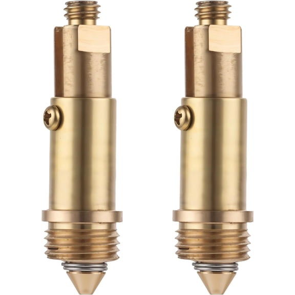 2 Pcs Basin Sink Clicker Pop Up Tub Drain Stopper Sink Pop Up Stopper Pop Up Bolt Basin Bath Sink Drain Click Clack Replacement Plug Bolt Spring Brass Push Spring Plug for Most Sink Tub Basin Drain