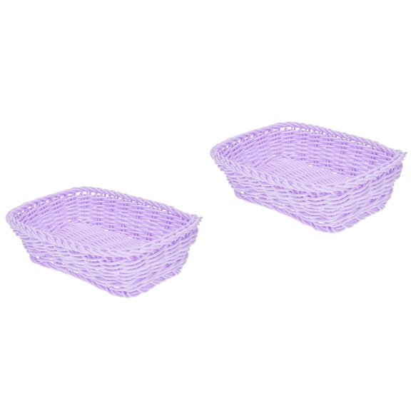 2 Pcs Basket for Storage Baskets Preparation of Rural Style