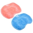 thumbnail image 1 of 2 Pcs Bath Massage Pad Back Scrubber Back Brush Exfoliate Feet Scrubber with Suction Cups TPR Blue Pink, 1 of 7
