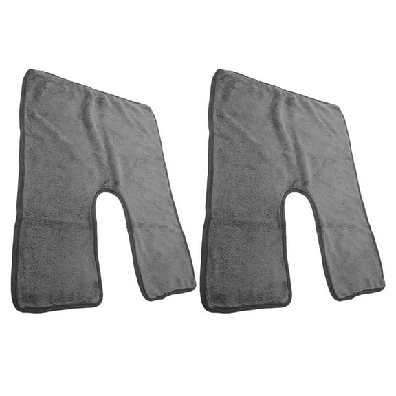 2 Pcs Bath Towel Beauty Washcloths Curly Hair for Wrapping Bra Modeling Thicken Coral Fleece