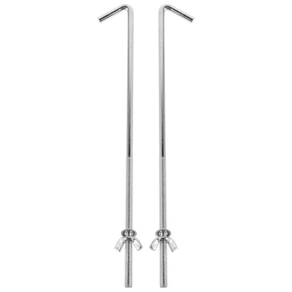 2 Pcs Battery Bracket Batteries Car Accessories Hold down Bracket J Bolts Truck Battery Hold down Battery Bolt Holders