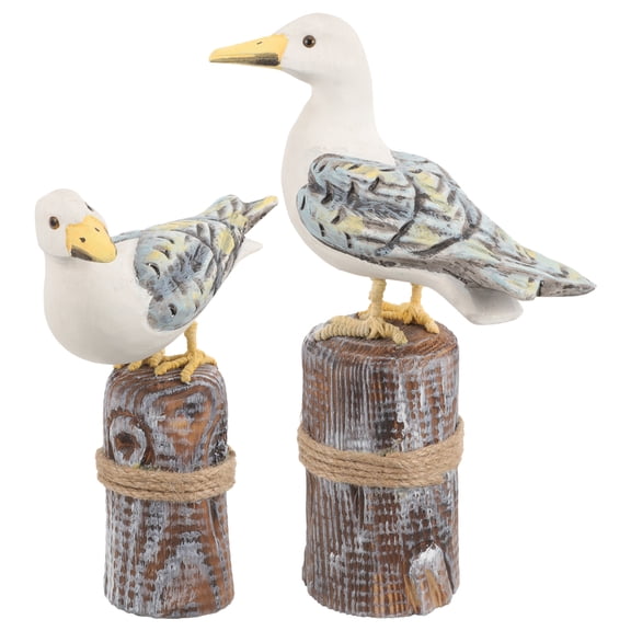2 Pcs Coastal Beach Decor Set for Home, Coffee Table, Fish , Seaside Style Accessories