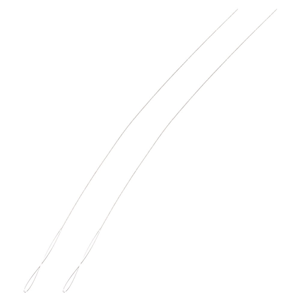 2 Pcs Beaded Crochet Beading Needle Beading Thread Needles Clay Bead Needle Bead Spinner Needles