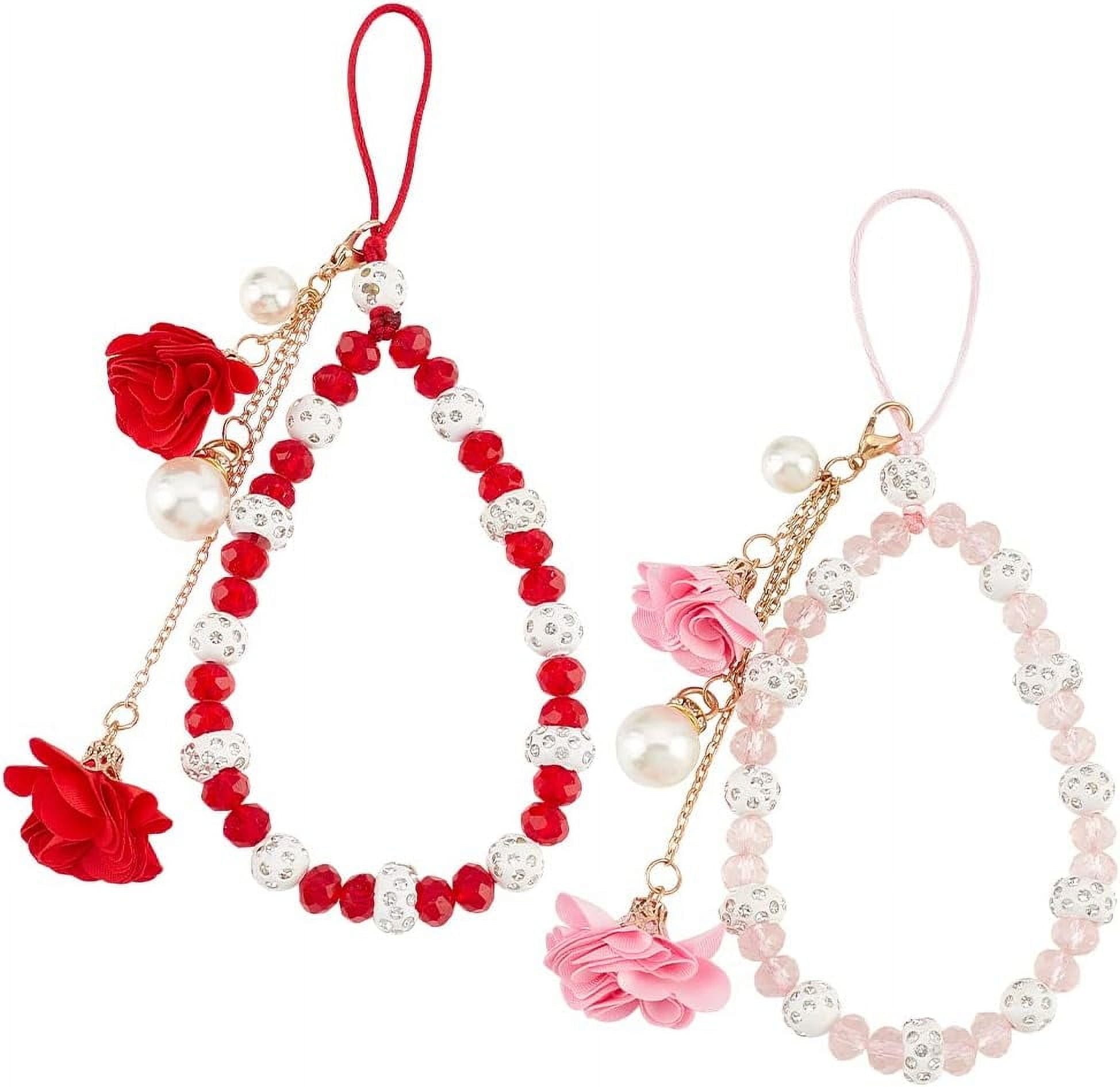 TENDYCOCO Phone Wrist Lanyard With Star Charm - 4 Colors, PU Woven Strap For Phones, Keys & Cameras
