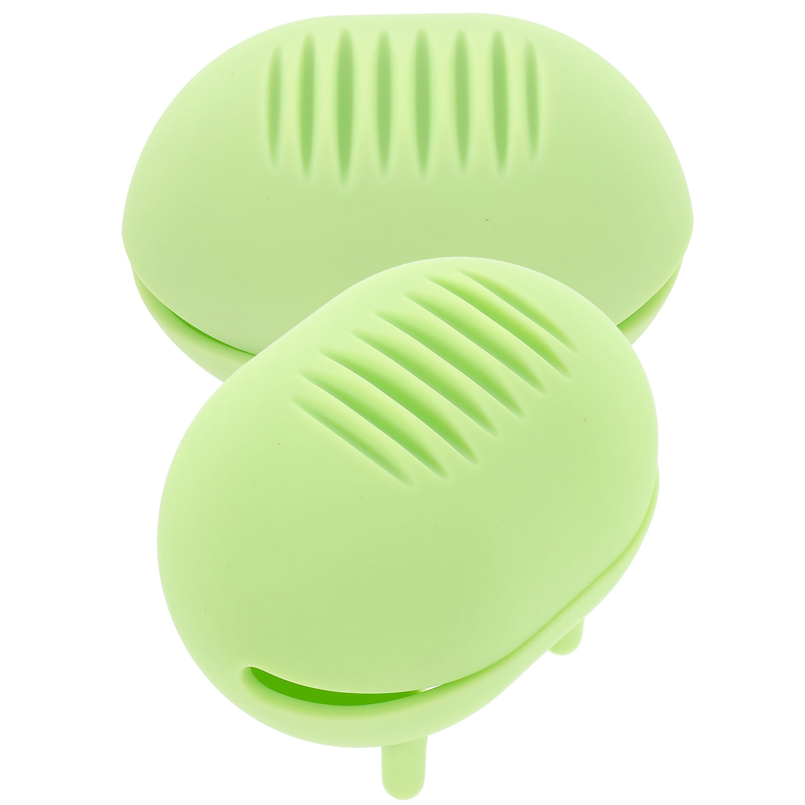 2 Pcs Beauty Egg Storage Box Make up Brush Cleaner Sponges Powder ...