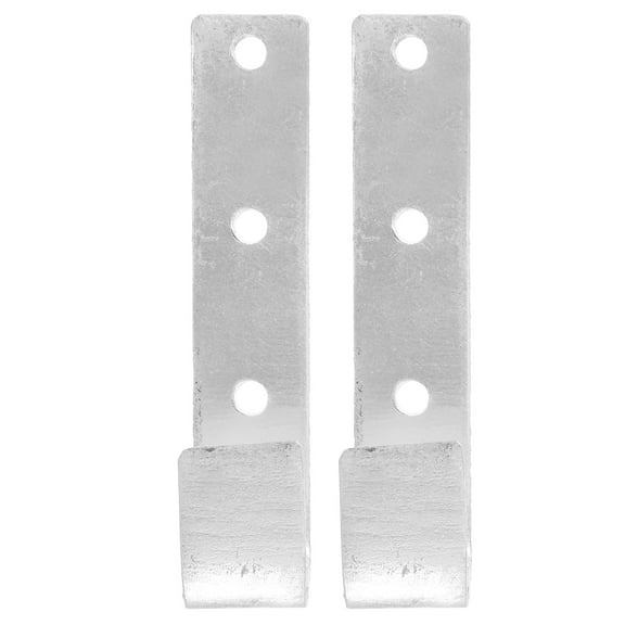 OFFIGAM bunkbed ladder hooks Bunk Bed Ladder Hook Silver 2Pcs