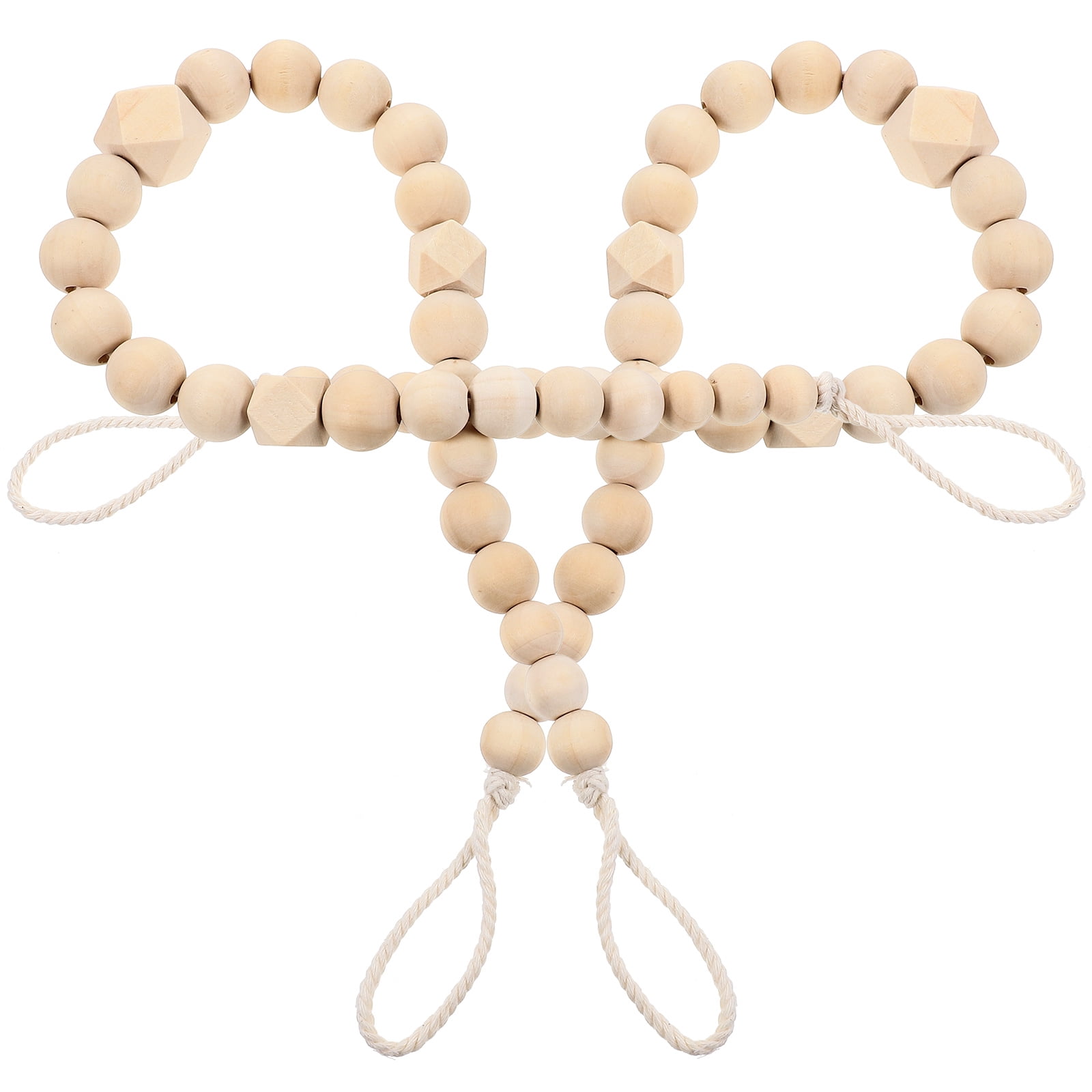 2 Pcs Bedroom Supahbadd Offic Qiopertar The Living Wooden Bead Curtain