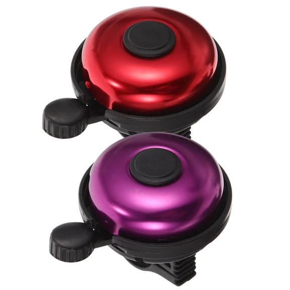 Practical Bike Bell for Young with Loud Ringing Tone Assorted Color Durable Plastic 2pcs