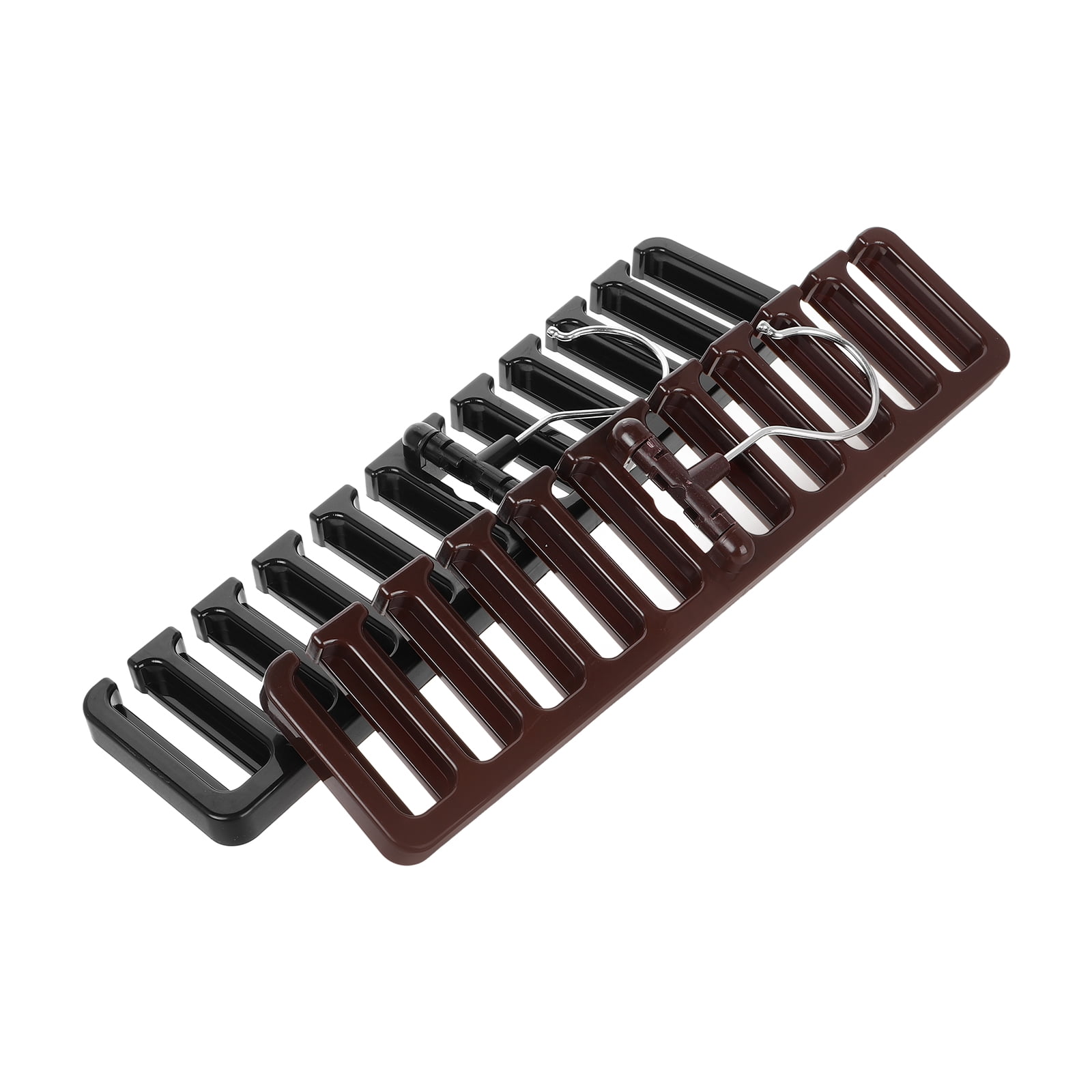 2 Pcs Belt and Tie Storage Rack Cloth Hanger Belt Rack Closet Organizer