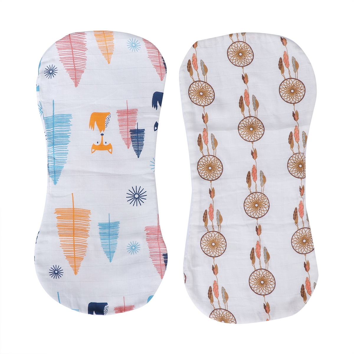 2 Pcs Bibs Burping Bib Large Burping Towels Infant Burp Cloths Thick