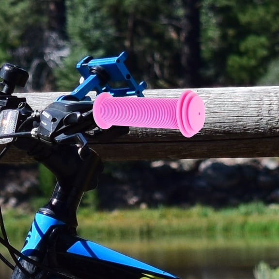 2 Pcs Non- Bike Handlebar Grips Rubber Comfortable Grip Covers